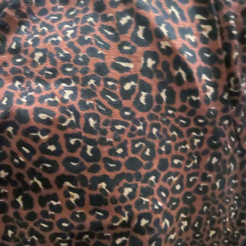 LuLaRoe Leopard Print Top - Brown and Black